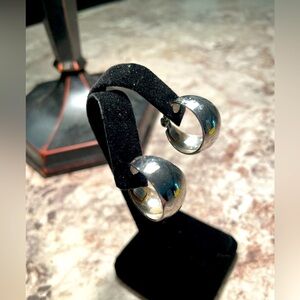 Elegant Silver Hoop Earrings